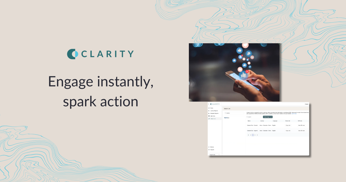Engage instantly, spark action